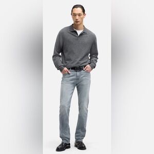 7 For All Mankind SLIMMY in Luxe Performance Grey Urban Men’s Jean Size 32